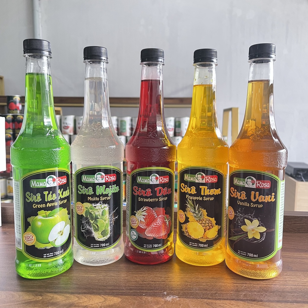 Siro Golden Farm đủ tất cả mùi hương Chai 700ml