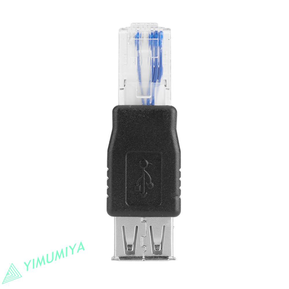 Đầu dây cáp chuyển đổi từ Ethernet RJ45 đực sang USB cái mạng LAN nhỏ gọn tiện dụng | WebRaoVat - webraovat.net.vn