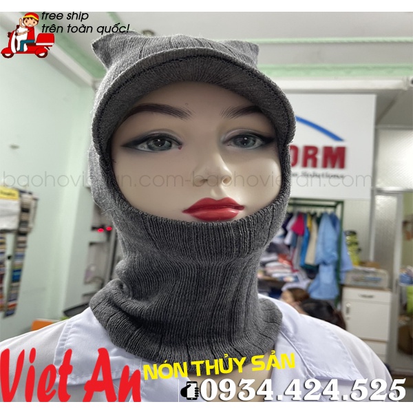 NÓN LEN KHO LẠNH XÁM ĐẬM _ HÌNH CHỤP THẬT