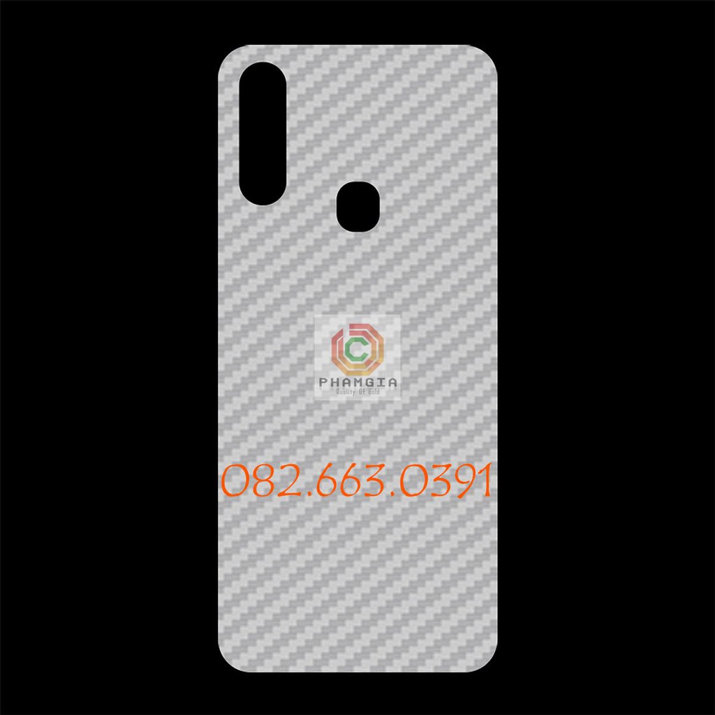 Miếng dán mặt lưng skin carbon Oppo A8