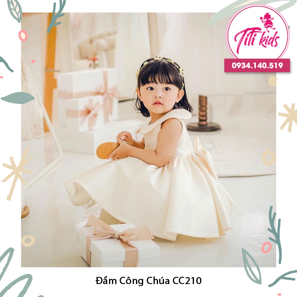 Váy Đầm Công Chúa Cho Bé Gái Chơi Tết CC210