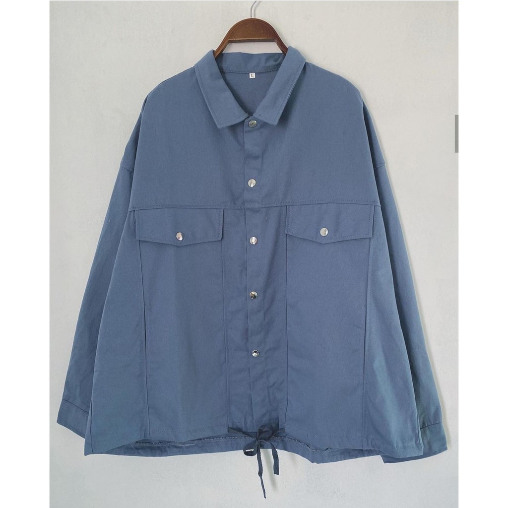 Áo Khoác KaKi BAMBO JACKET Màu Xanh Unisex | BigBuy360 - bigbuy360.vn