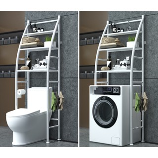 Kệ đựng đồ 3 tầng trên máy giặt và bồn cầu tiện ích gọn gàng