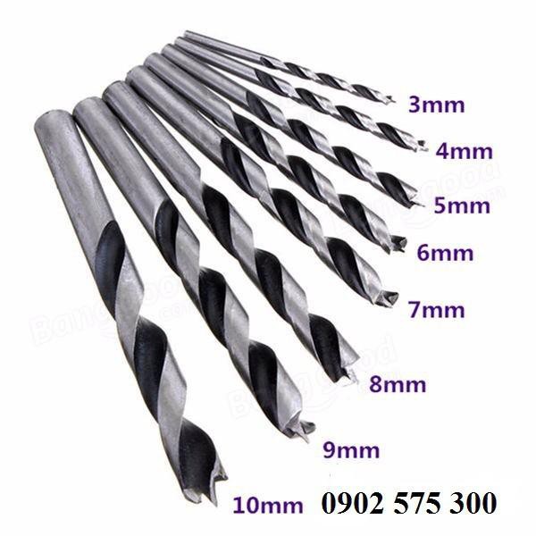 1 Mũi khoan sắt makita 6 ly - Mũi khoan gỗ Makita 6mm