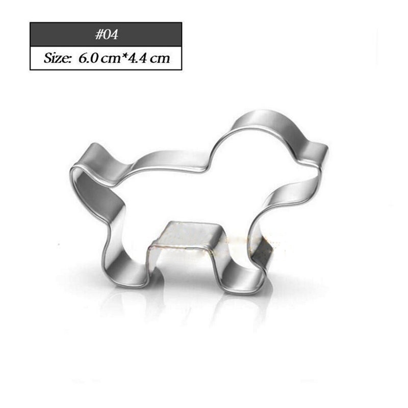 Khuôn Cắt Bánh Quy Hình Xương Chó 3D 5 Kiểu
