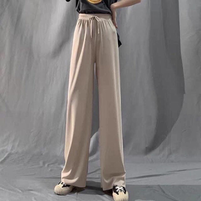 Quần cotton tăm kiểu xuông cullottes
