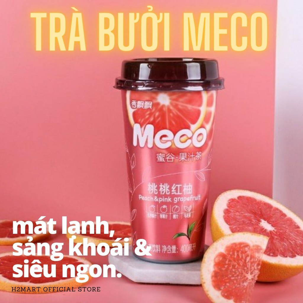 Trà trái cây MECO 400ml | đậm đà vị trà - thơm vị trái cây