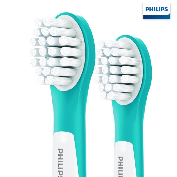 2 đầu bàn chải đánh răng điện trẻ em cao cấp HX6032, thương hiệu cao cấp Philips