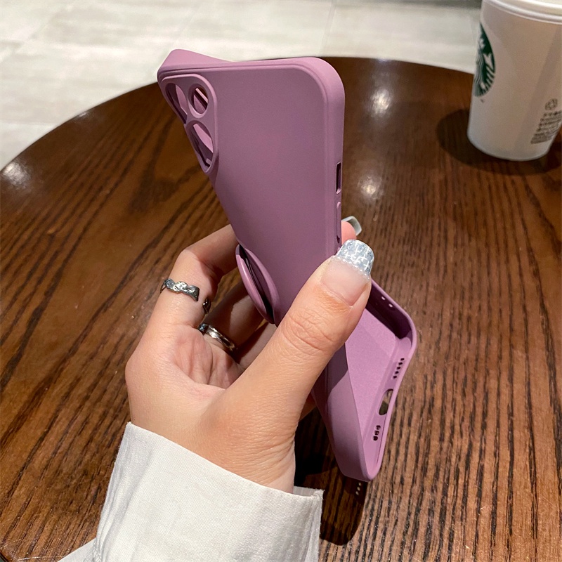 Ốp Điện Thoại Silicon Phối Nhung Hình Phi Hành Gia Cho iphone 11 pro max 12/13 pro max Xs max XR 7plus/8plus se2020