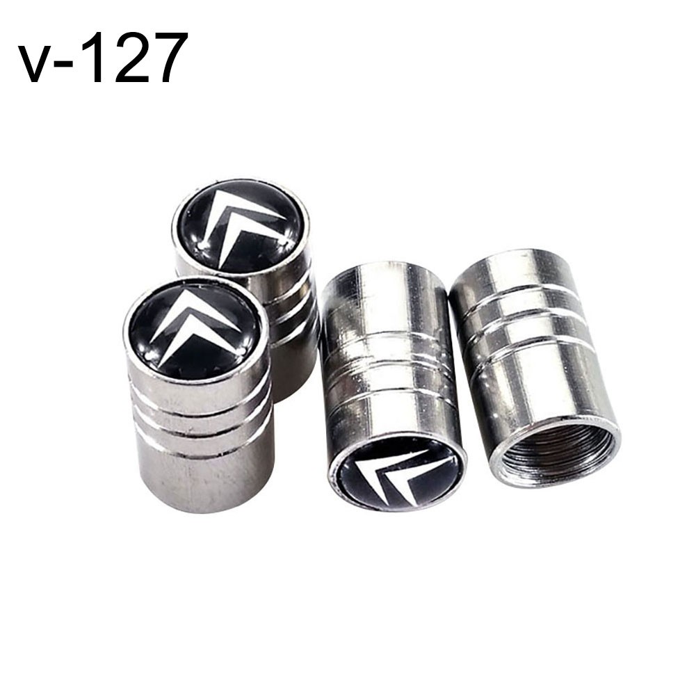 Set 4 nắp van phụ tùng cho ô tô AMG Hyundai Kia Jeep Fiat Mazda