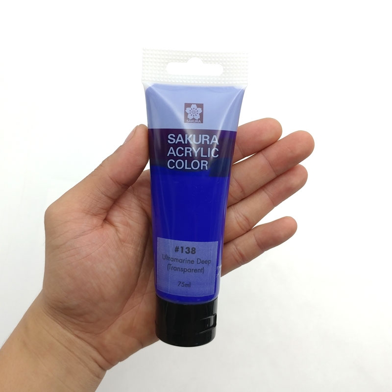 Màu Vẽ Acrylic Sakura 75ml - Màu Ultramarine Deep