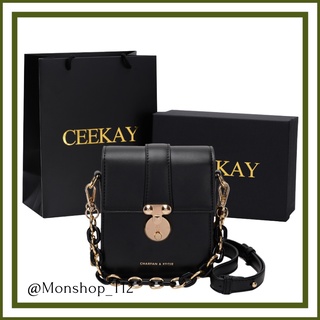 🌸sẵn🌸Túi xách da mềm đeo chéo nữ CEEKAY chính hãng form đứng 2 dây đeo - T12