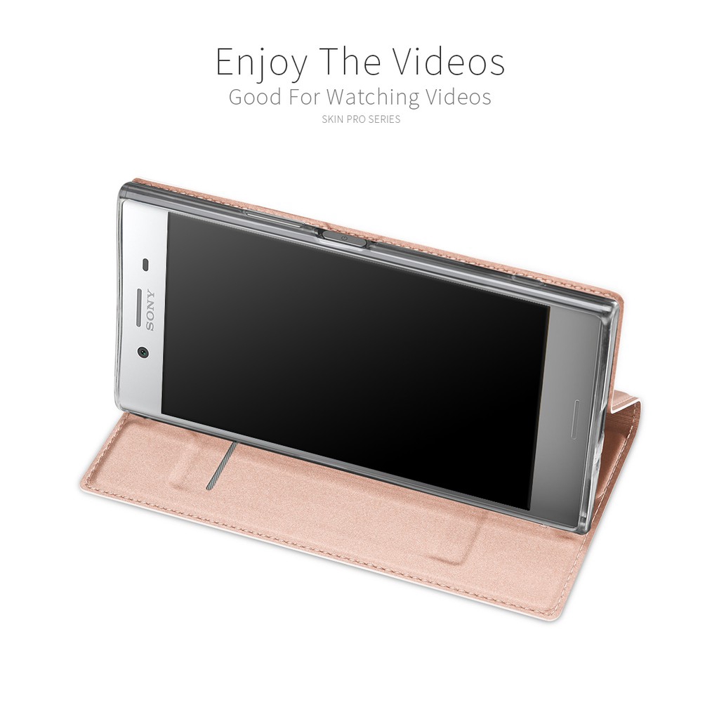 Bao da điện thoại nắp gập cao cấp dành cho Sony Xperia XZ3/XZ2 Compact/XZ1/XZ/Premium