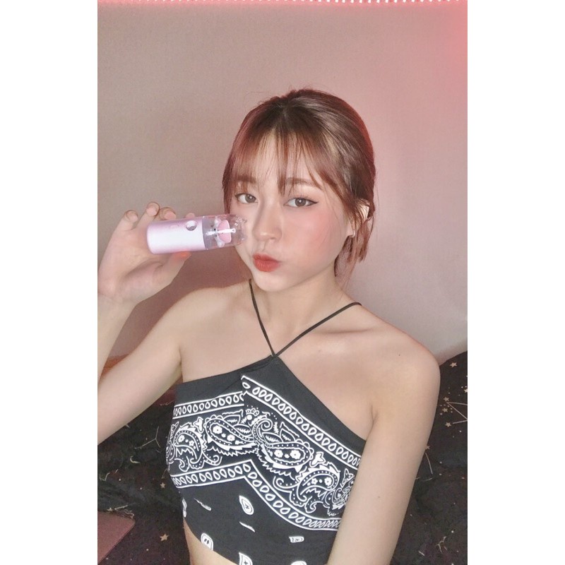 Máy Tạo Độ Ẩm Không Khí Siêu Âm Có Đèn LED Màu Sắc Lãng Mạn 220ml