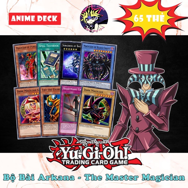 [ Bài In Yugioh ] Bộ Bài Arkana - The Master Magician.