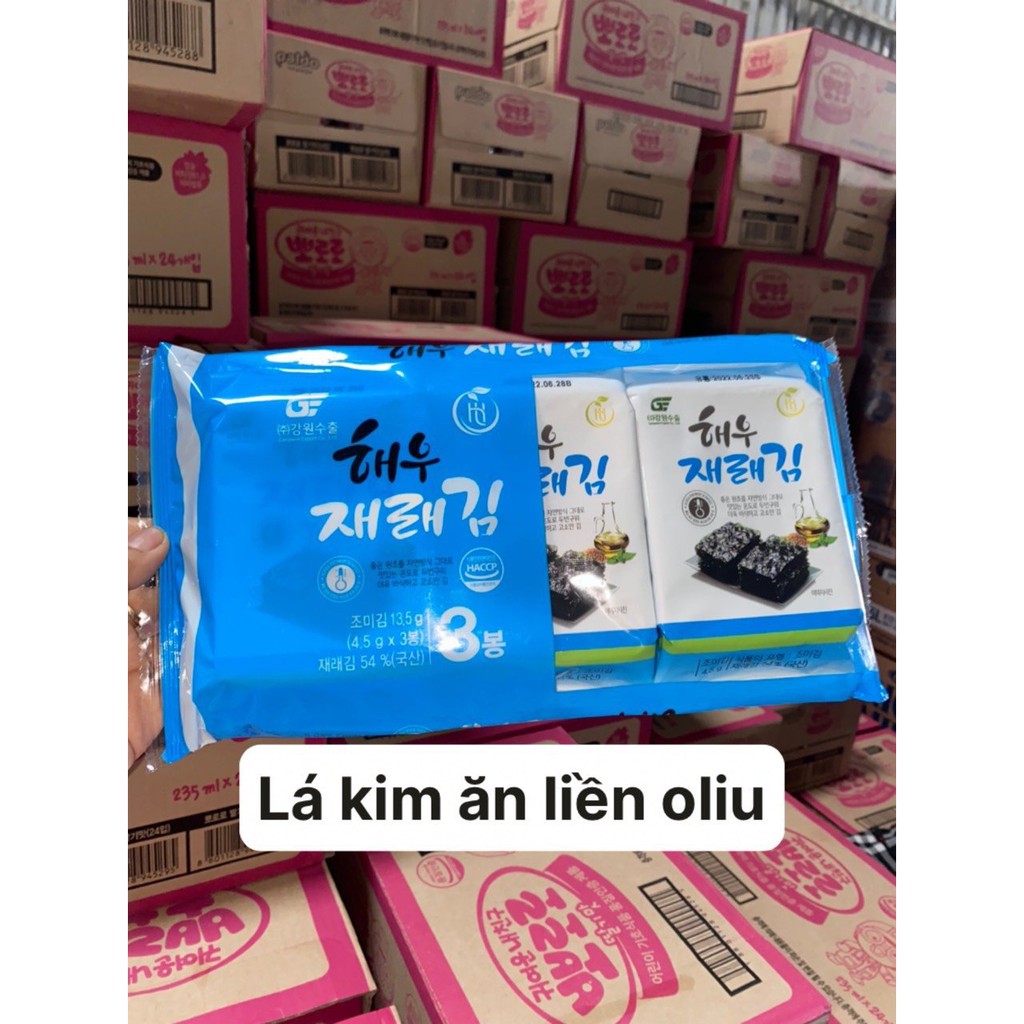 LÁ KIM ĂN LIỀN VỊ DẦU OLIU VÀ TRUYỀN THỐNG HÀN QUỐC 4.5G