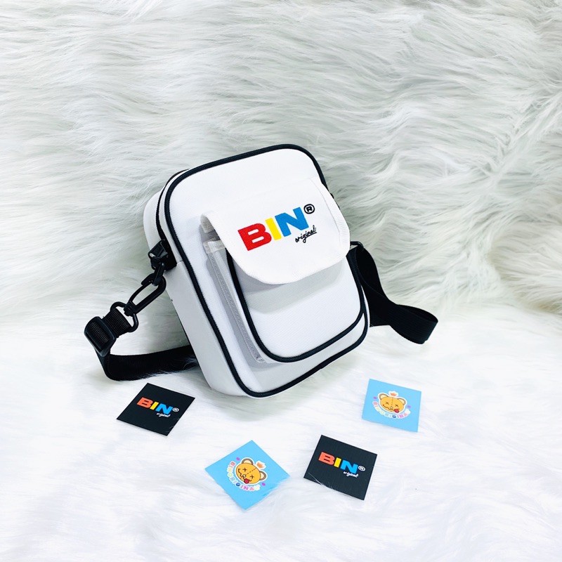 TÚI ĐEO CHÉO SS4 TRẮNG CHÍNH HÃNG SHOP BIN ORIGINAL