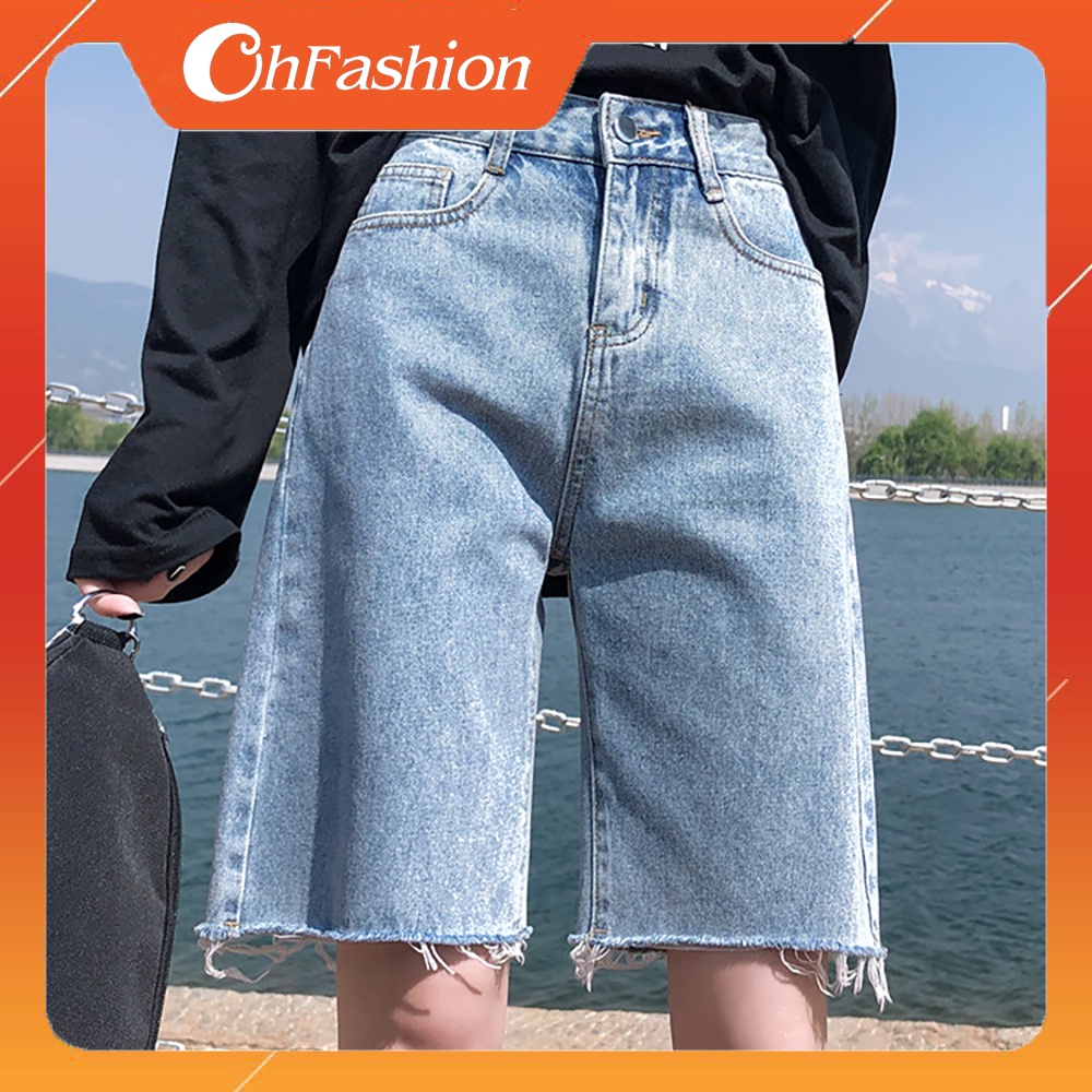 FS50K_Quần Short Jeans Nữ Cao Cấp OHS7022