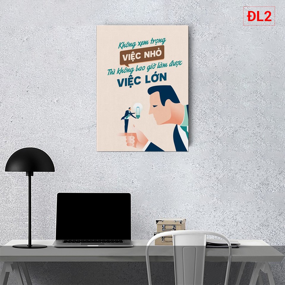 Tranh Canvas slogan treo tường trang trí văn phòng tạo động lực hot nhất khung gỗ | BigBuy360 - bigbuy360.vn