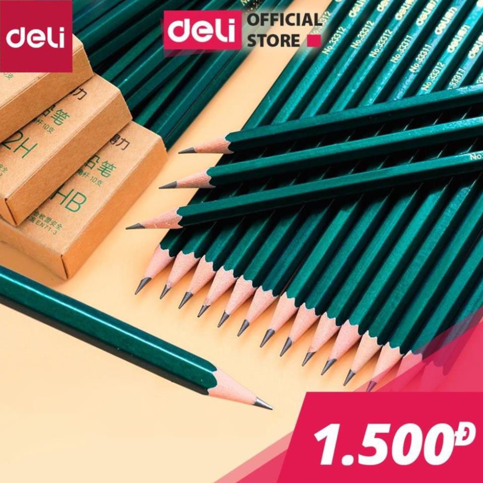 Bút chì lục giác Deli - loại HB/2B- 1 chiếc - 33311 / 33312