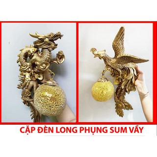 ĐÈN TƯỜNG CỔ ĐIỂN LONG PHỤNG, đèn tường trong nhà, tường ngoài trời