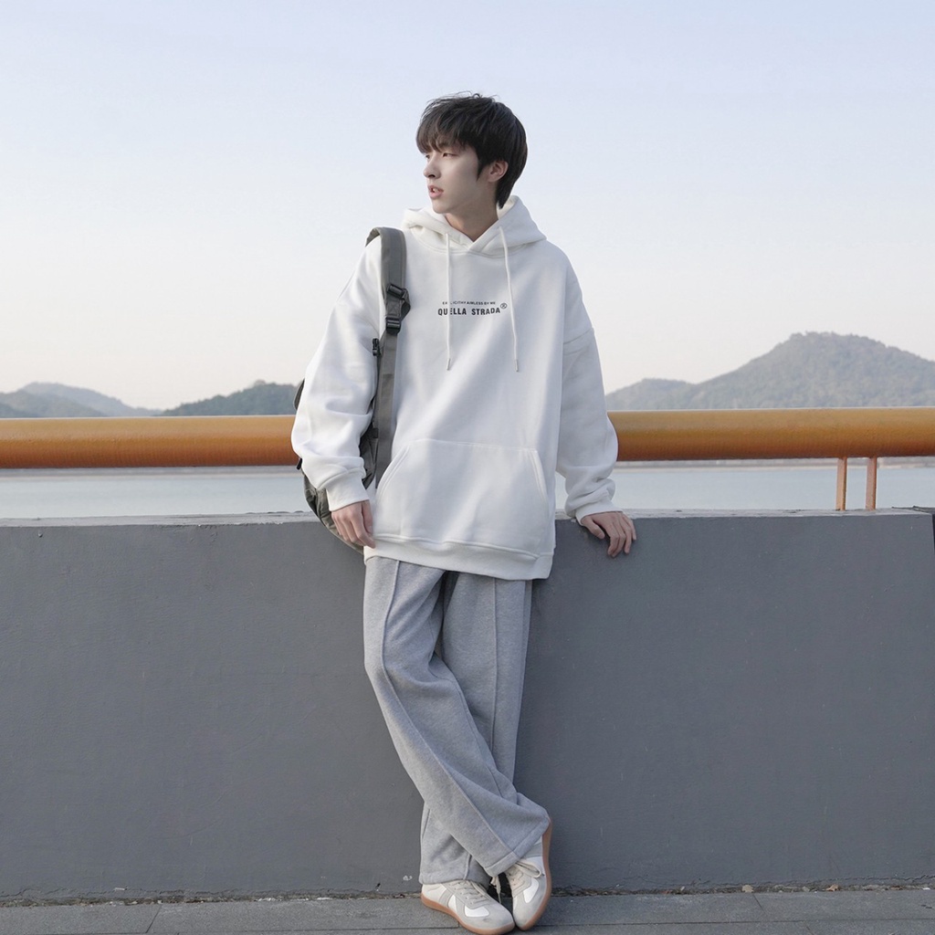 Áo hoodie form rộng unisex, áo nỉ bông thời trang nam nữ oversize ulzzang BEAHD0007