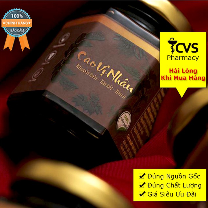Cao Vị Nhân - Xóa Tan Nỗi Lo  U xơ tử cung, U Nang Buồng Trứng [Hộp 1 lọ Cao Dùng 10 Ngày]
