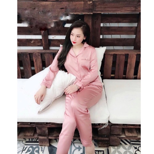 Bộ Pijama Viền Bèo Quần Dài - Áo Dài