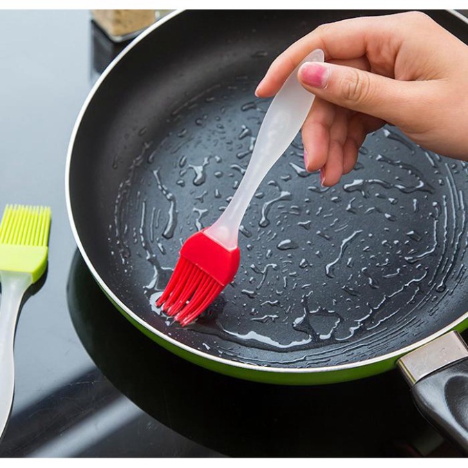 Chổi quét dầu ăn, cọ quét bơ, ướp gia vị silicon, 17.5*3cm, quét gia vị - LOKING