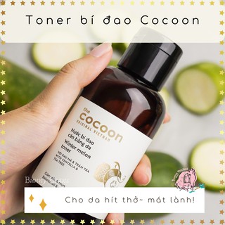 Toner bí đao Cocoon Wintermelon Toner tinh chất tràm trà dành cho da mụn 140ml (Shop Bunny Beans)