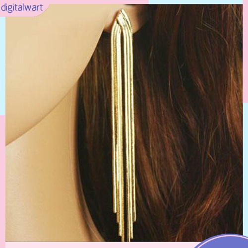 Khuyên tai dáng dài kiểu chuỗi thời trang dành cho nữ