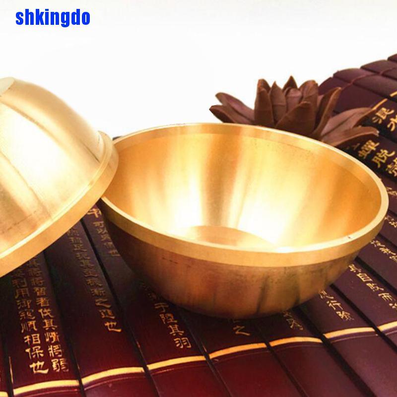 Bát nước mini bằng đồng phong cách Phật Giáo Tây Tạng