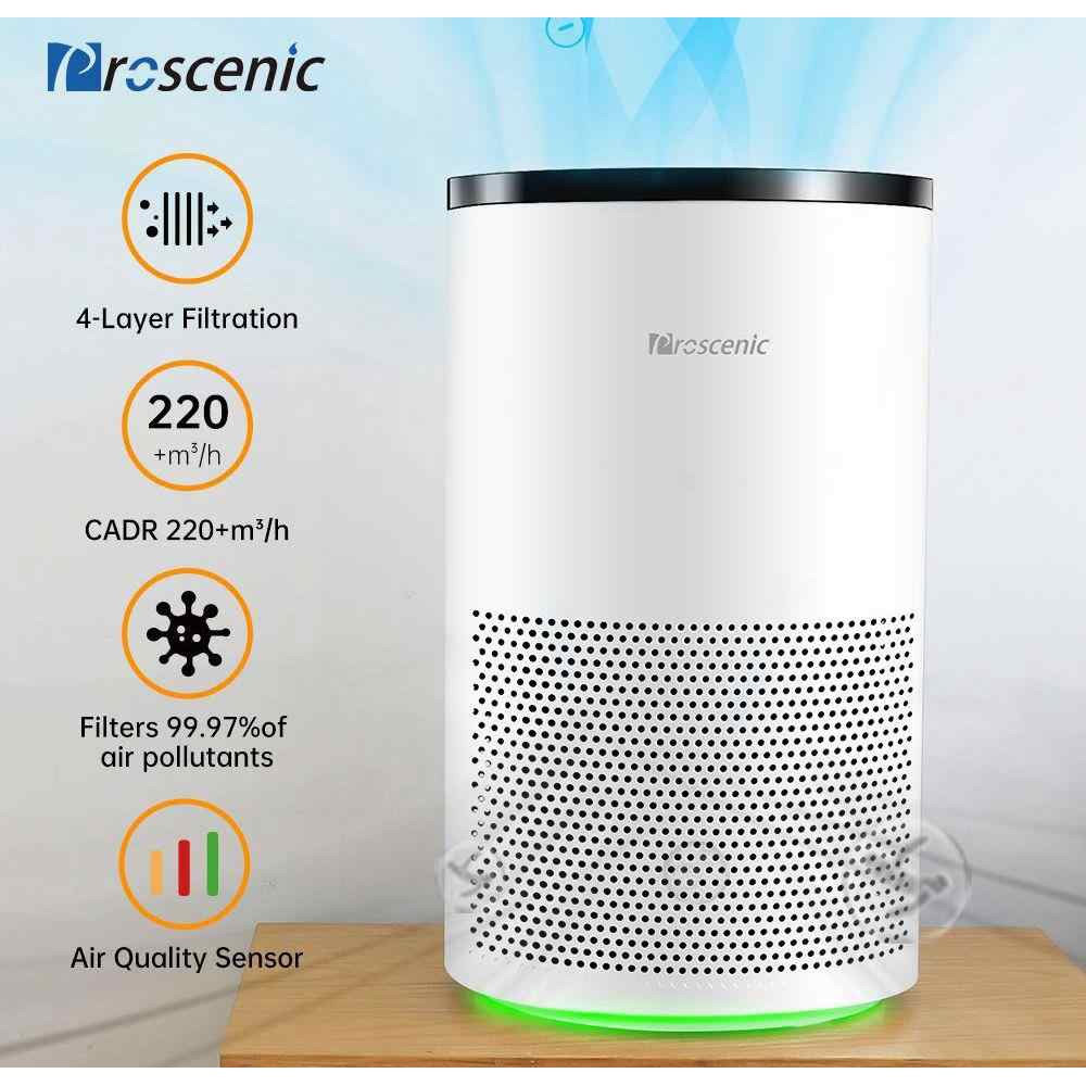 [GIAO NHANH 1H] Máy lọc không khí Proscenic True Hepa A8