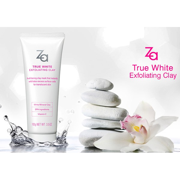 KEM TẨY TẾ BÀO CHẾT DA MẶT ZA_TRUE_WHITE_EXFOLIATING_CLAY 100G CHÍNH HÃNG - 3222