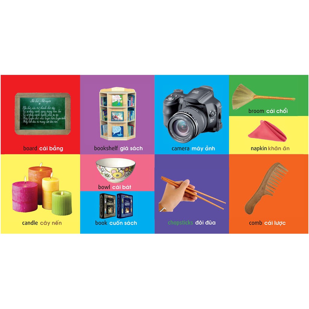 Sách cho bé - 101 First Words Belongings - 101 Từ Đầu Tiên Đồ Dùng Thân Thiết