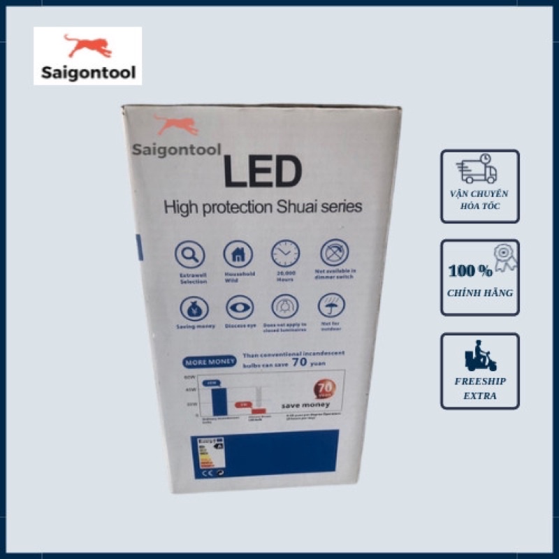 Bóng trụ LED kẹp bình 12V (38W, 50W)- siêu sáng, tiết kiệm điện, kín nước