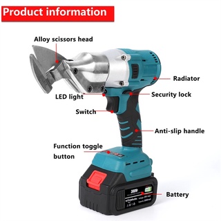 Máy cắt sắt cắt kim loại cắt tole không than dùng chung pin makita