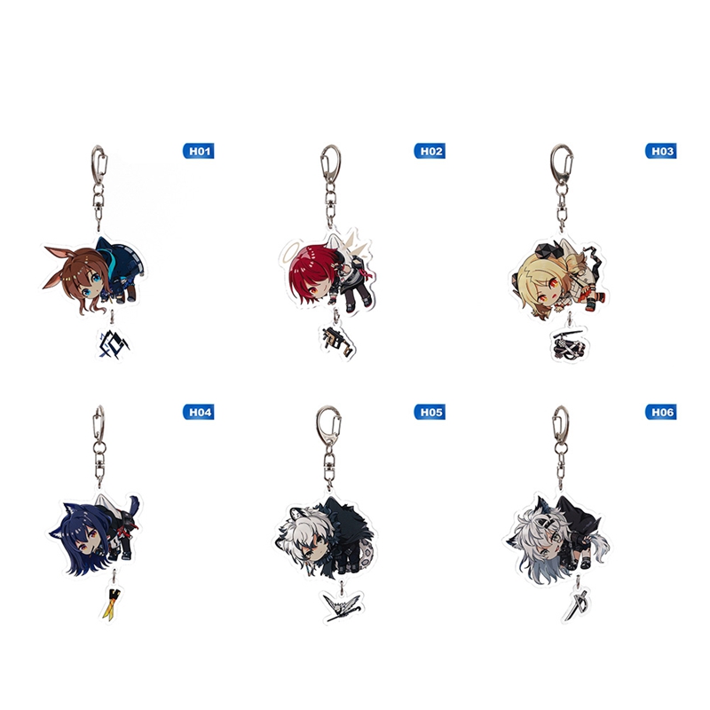 Móc khóa hoạt hình Arknights đáng yêu