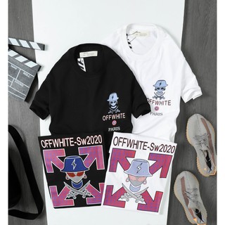 OFF WHITE 1 - Áo Thun Unisex CAO CẤP Cotton 4 Chiều,  Hot Trend 2021. Mẫu Mới Nhất