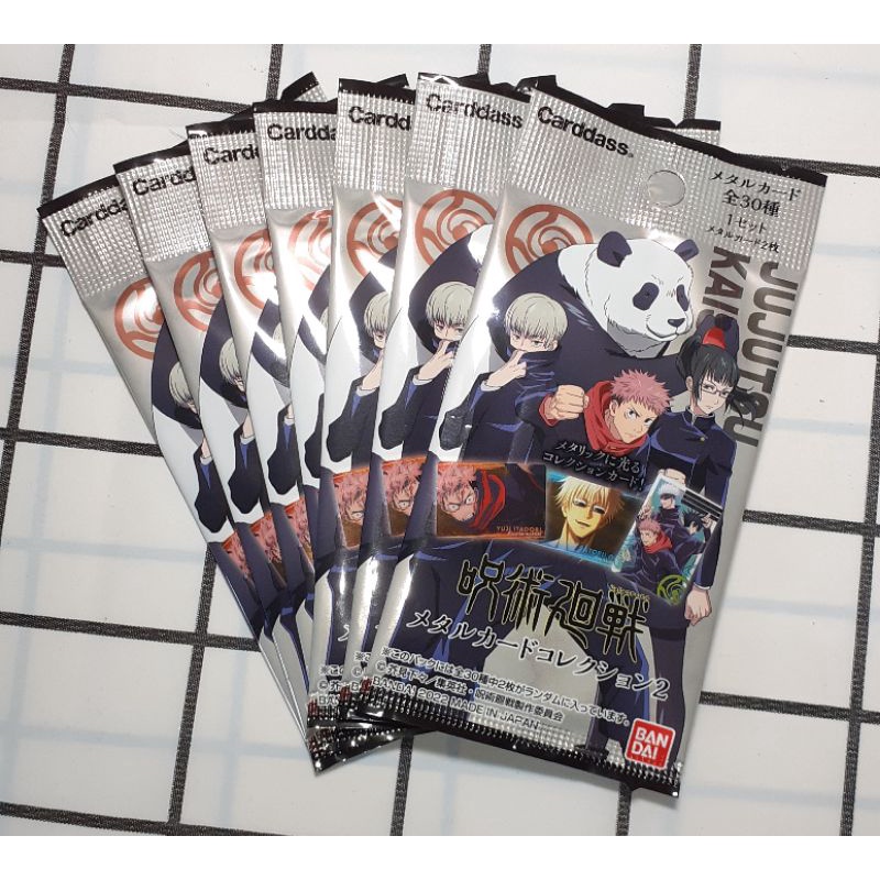 THẺ NHÂN PHẨM JJK- CLEAR / METAL CARD Jujutsu Kaisen vol1/ Pack nhân phẩm Jujutsu Kaisen