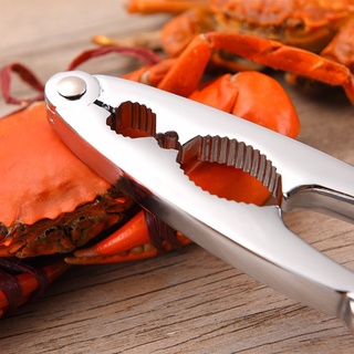 ☞❐Bộ dụng cụ ăn cua ba càng, càng cua inox, càng cua, kẹp cua, kim càng cua