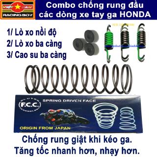 Combo Lò xo nồi độ cho Honda Vario, PCX, SH, SHMode, Airblade, Click, Lead - Chống rung và tăng tốc