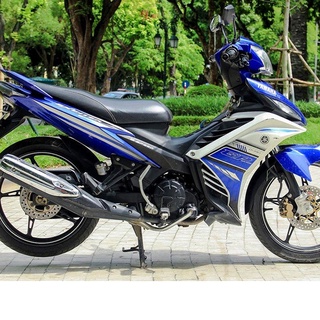 Tem rời exciter 135 zin 2012 trắng xanh gp
