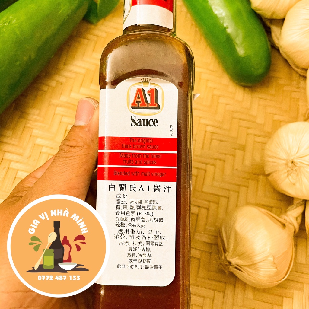 SỐT A1 ORIGINAL - SỐT ƯỚP BÒ BÍT TẾT -CHAI 240GR