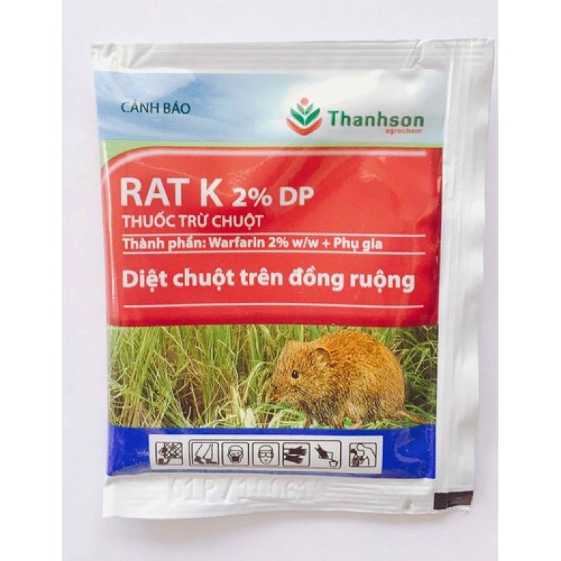 Thuốc diệt chuột RAT K 2% - dạng bột tẩm mồi