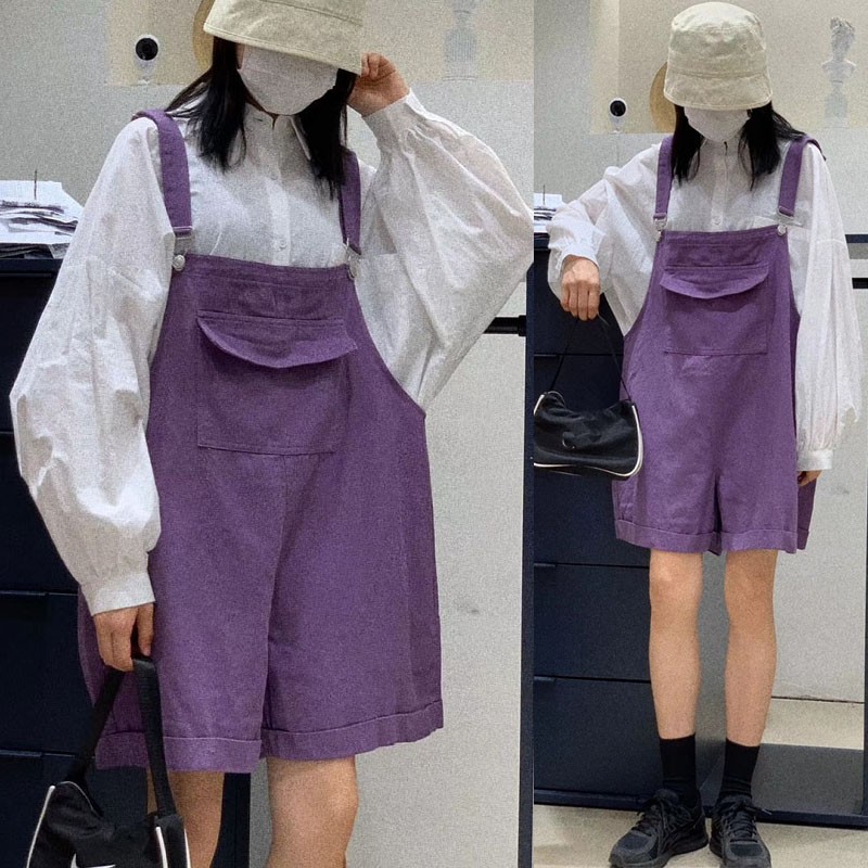 Quần sooc yếm kaki full 7 màu sẵn kho QQ32 | BigBuy360 - bigbuy360.vn