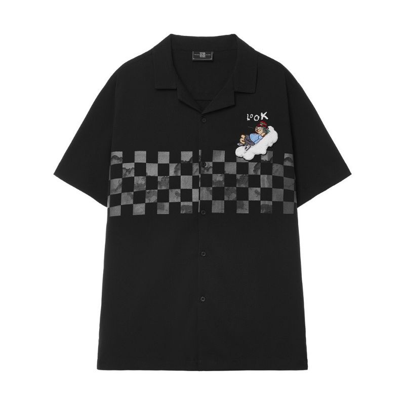 Áo Sơ Mi Bàn Cờ Hottrend, Chất Lụa Mịn Chuẩn Form