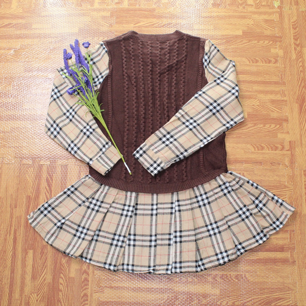 Áo váy len nữ cao cấp kèm chân váy kiểu dáng trẻ trung sang chảnh Bling Store BL02 | BigBuy360 - bigbuy360.vn