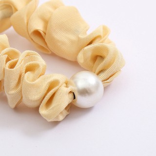 Cột Tóc Vải Scrunchie Nơ Tiểu Thư Hàn Quốc Xinh