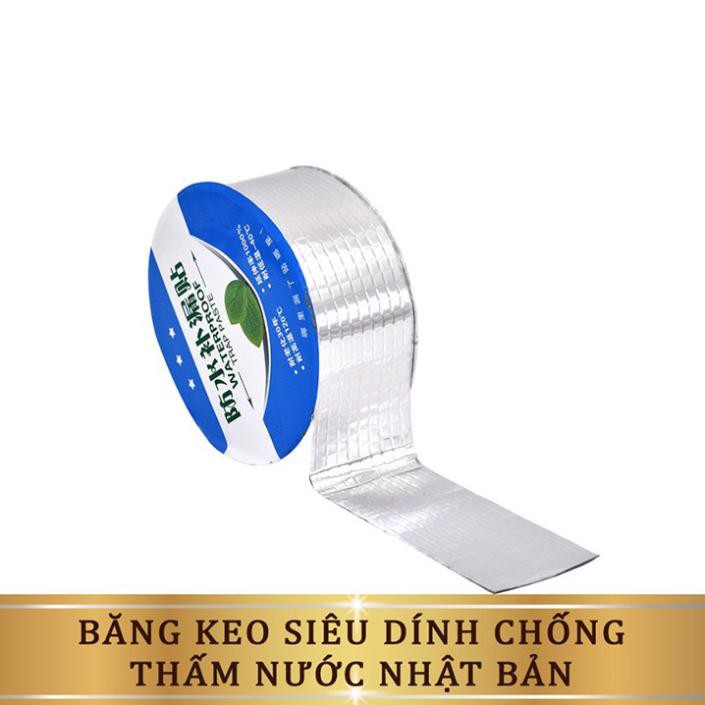 Băng keo dính chống thấm dột nước 5cm chịu nhiệt đa năng dán siêu chắc cho mái tôn công nghệ nhật bản